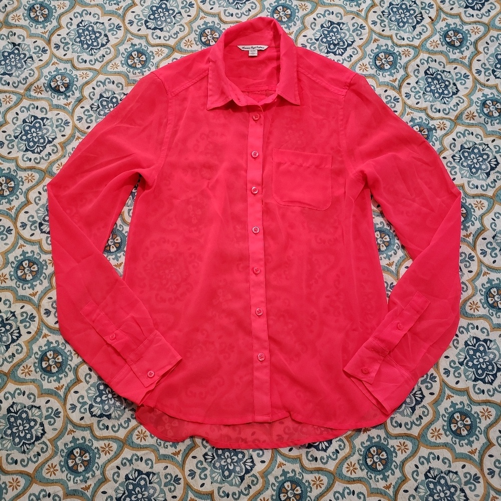 American eagle top size xs
